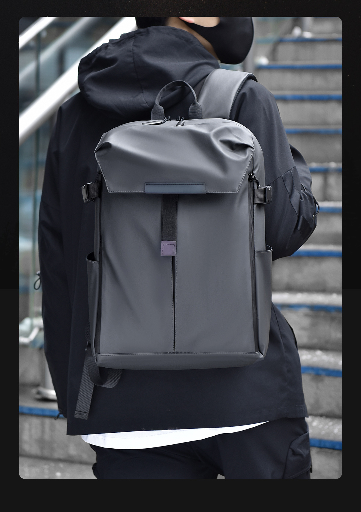 Cross-border multi-functional men's backpack large capacity motorcycle bag business leisure travel backpack helmet bag basketball bag