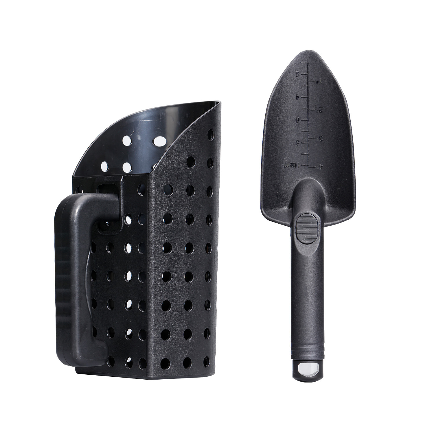 Private model Amazon popular sand scoop hourglass sand bucket metal filter sieve metal children's beach tools
