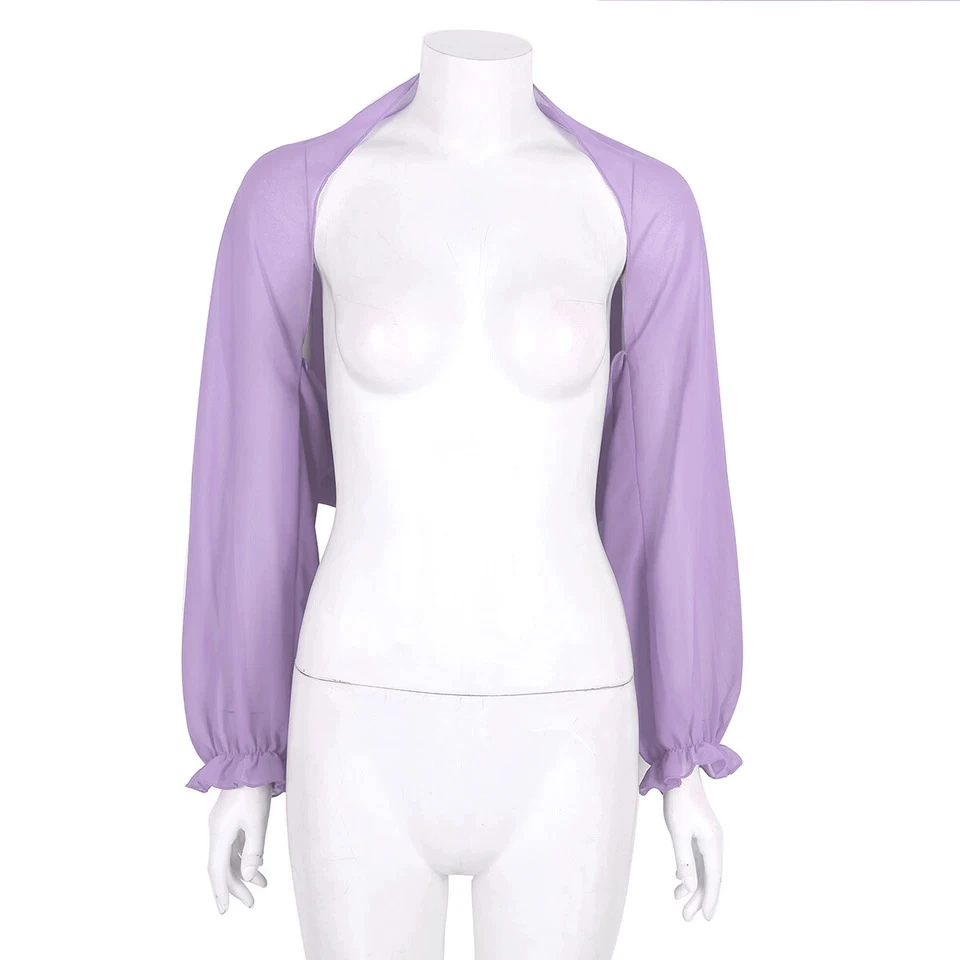 Solid-color chiffon air-conditioned shirt, sun-protective beach towel, one-shoulder sleeve shawl, design sense, shawl, chiffon, French style