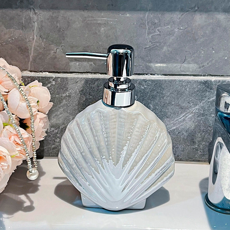 Shell Toilet Hotel lotion Household Bottle Shampoo Ceramic Shower Gel Bottled Soap Box Soap Box