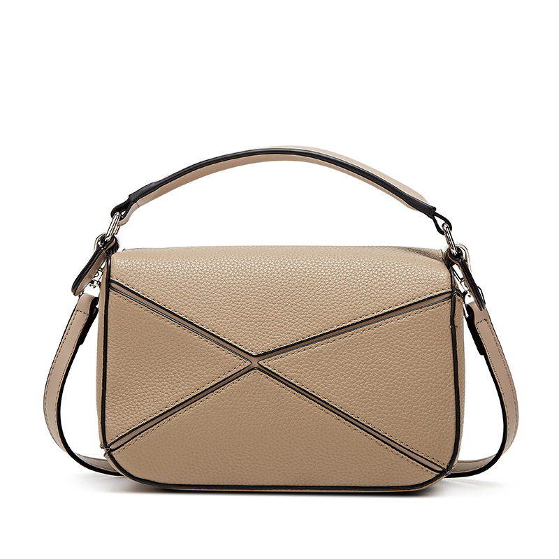 Handheld geometric bag, lightweight and large capacity single shoulder crossbody women's bag