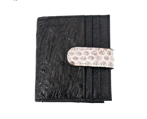 Bird-skin genuine leather large-capacity multi-functional high-end ID card pocket