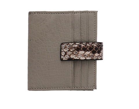 Bird-skin genuine leather large-capacity multi-functional high-end ID card pocket