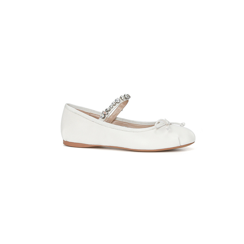 Mary Jane Shoes Women's 2025 New Shoes Women's All-match Round-toe Flat Ballet Shoes
