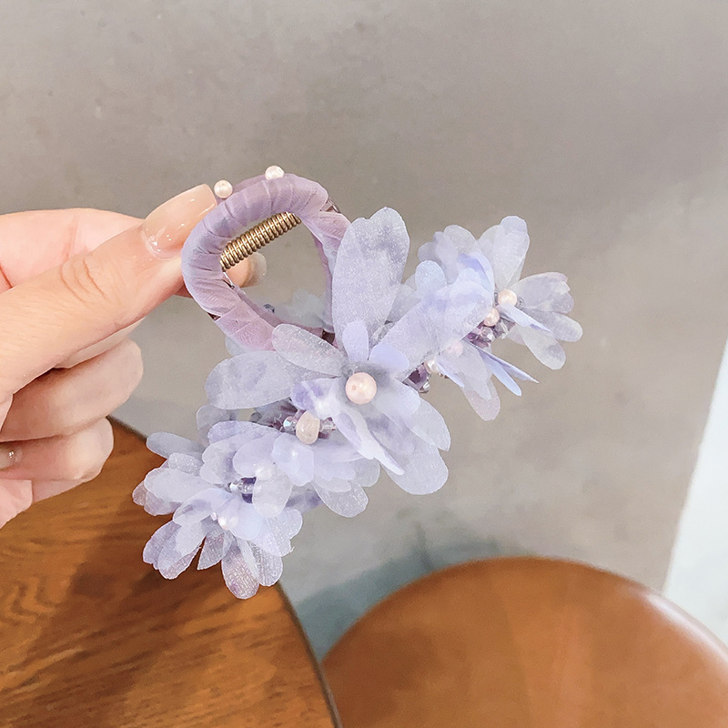 Petal Gripper Gentle and Sweet Forest style Gripper Headpiece Hair Clip Back of Head Gripper