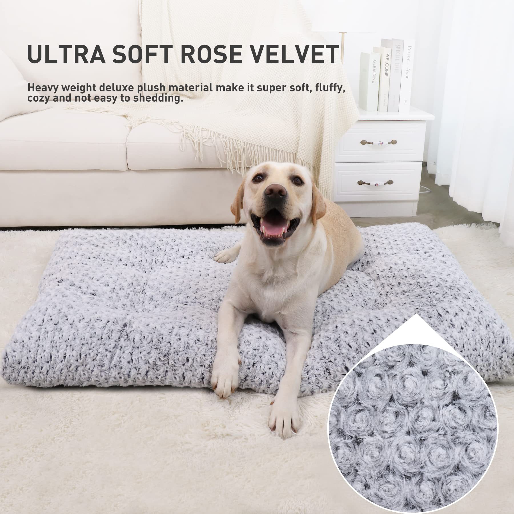 Amazon explosions kennel pet kennel dog pad rose velvet small medium and large dog kennel four seasons warm teddy golden retriever