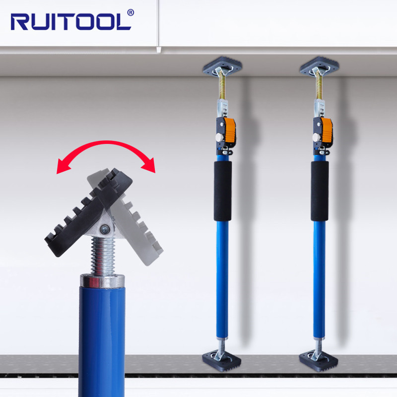 Woodworking heavy-duty telescopic support Rod ceiling cabinet door frame installation support frame lifting lifting labor-saving decoration bracket