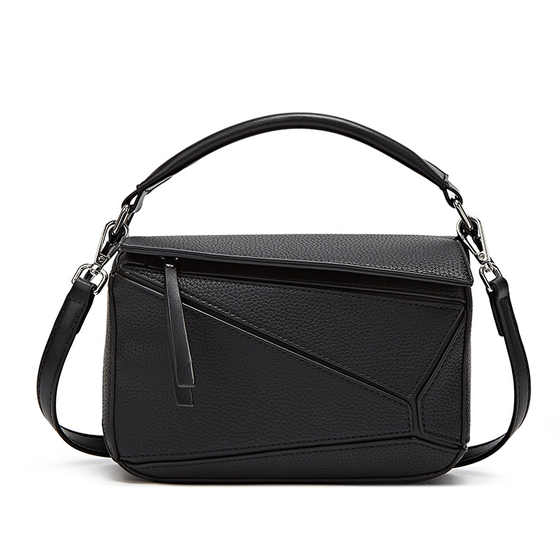 Handheld geometric bag, lightweight and large capacity single shoulder crossbody women's bag