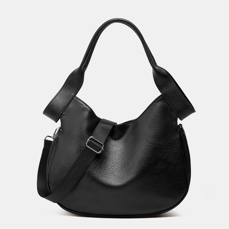 Tote bag new single shoulder large capacity commuting bucket bag niche lazy style armpit bag fashionable trend diagonal cross bag