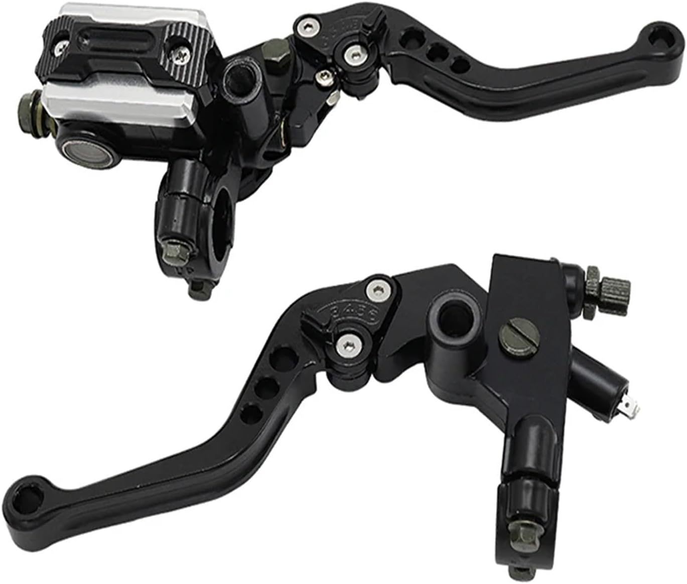 Pompă de frână modificată pentru motocicletă Pompă de frână față CNC 22mm ansamblu ambreiaj frână de mână hidraulică pompă de frână cu disc