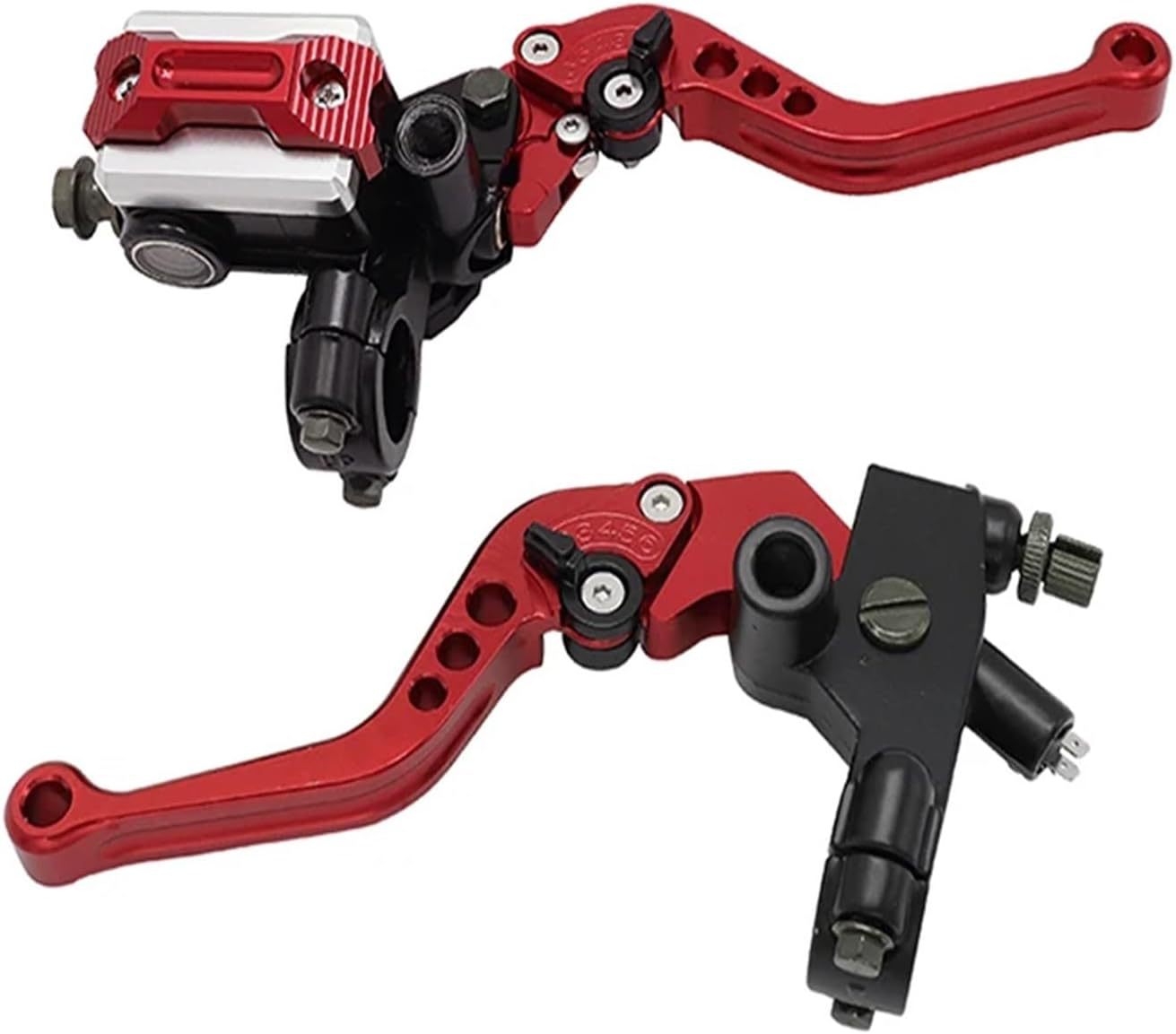 Pompă de frână modificată pentru motocicletă Pompă de frână față CNC 22mm ansamblu ambreiaj frână de mână hidraulică pompă de frână cu disc