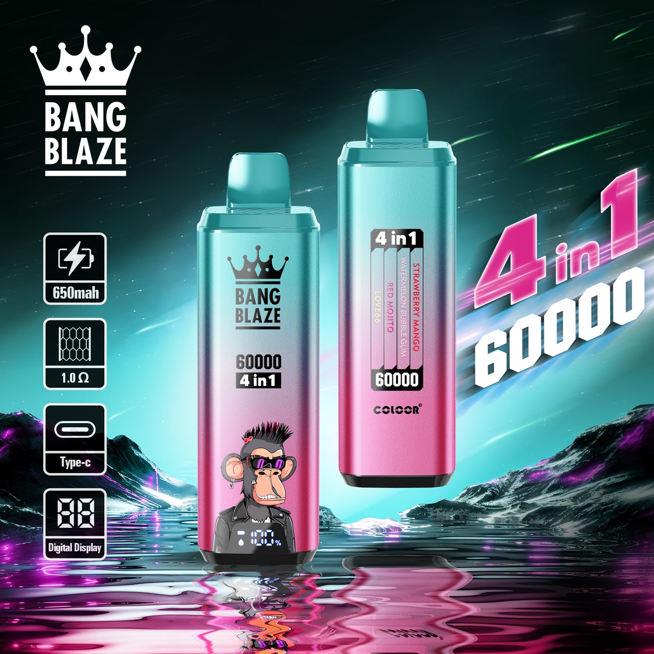 Bang King 60K Dual Flavors
