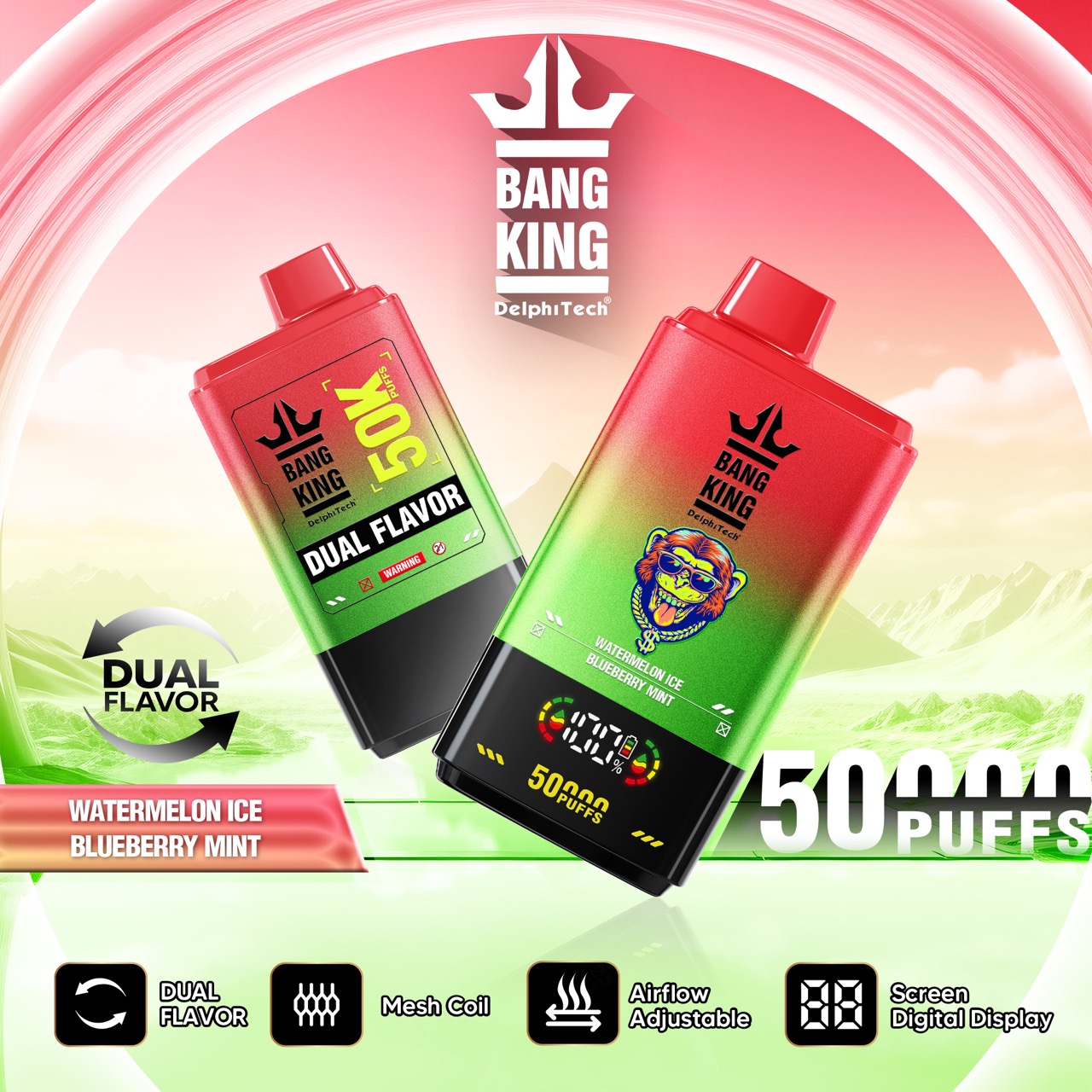 Bang King 50K Dual Flavors