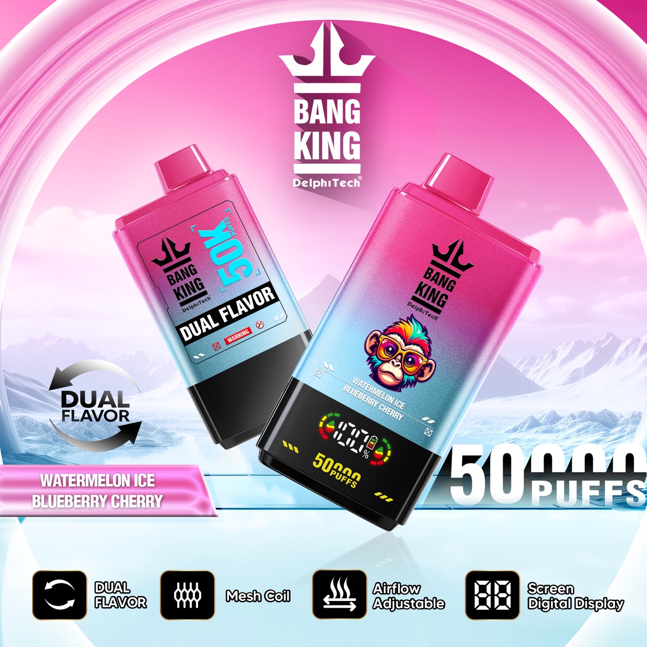 Bang King 50K Dual Flavors
