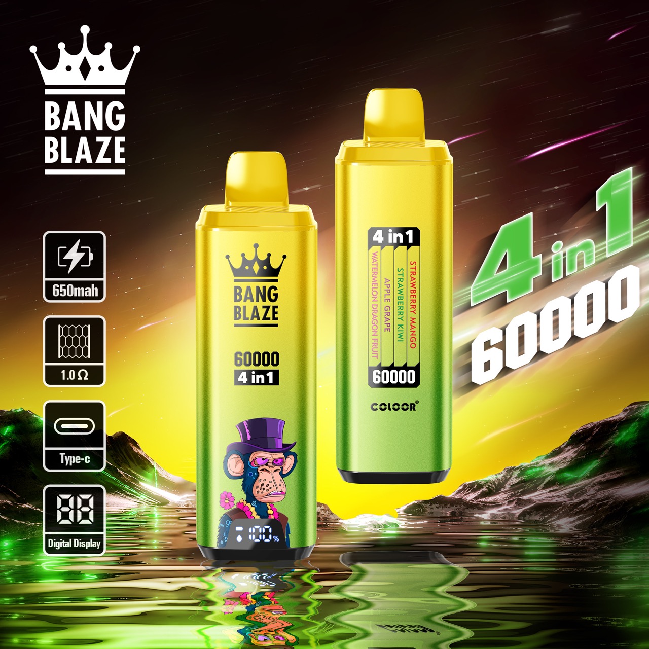 Bang King 60K Dual Flavors