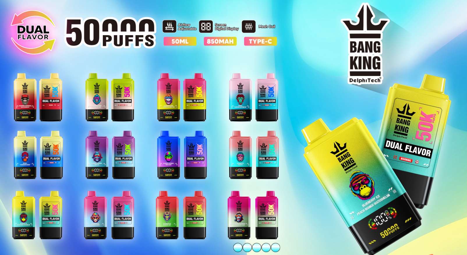 Bang King 50K Dual Flavors