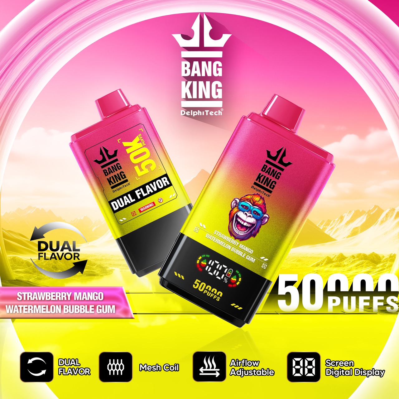 Bang King 50K Dual Flavors
