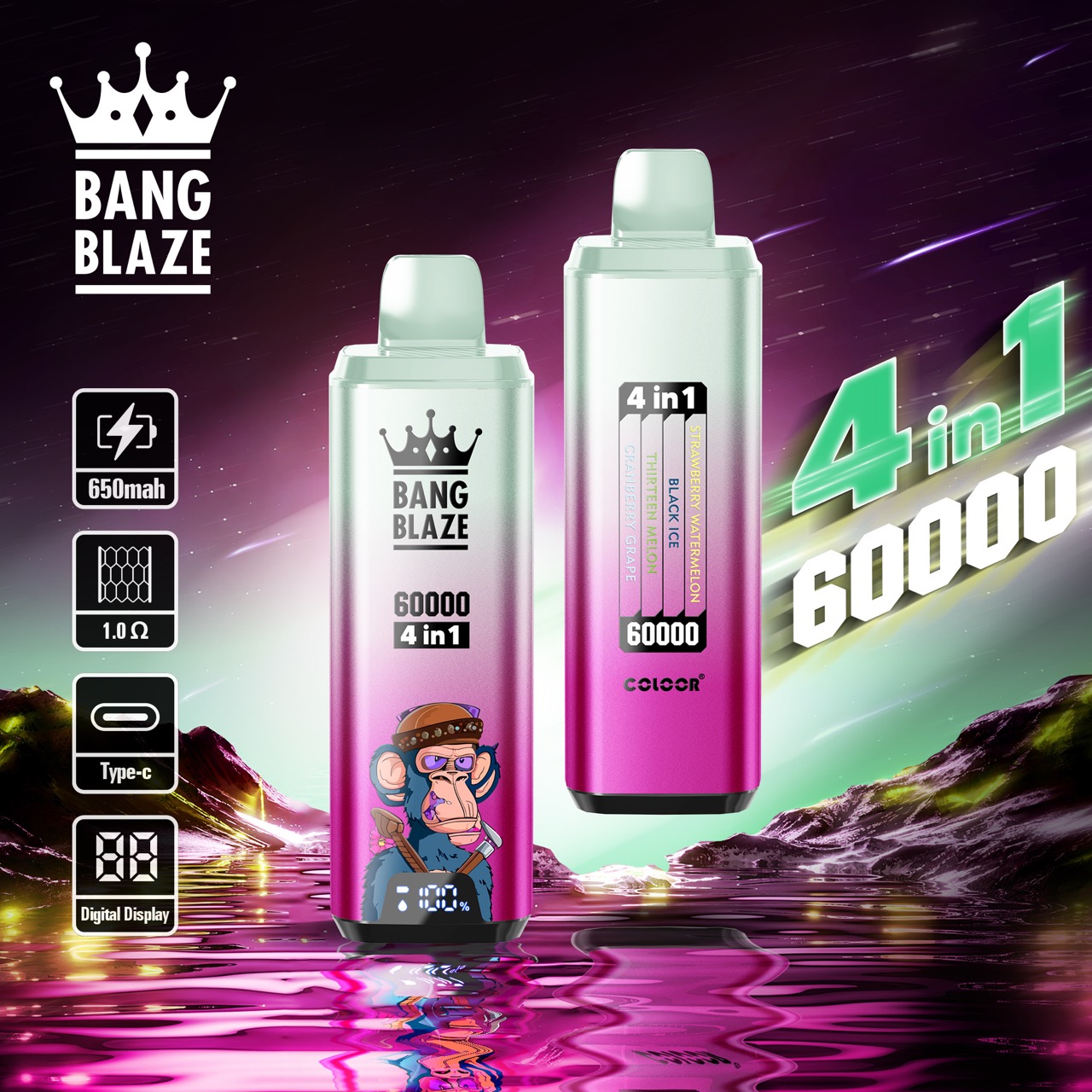 Bang King 60K Dual Flavors