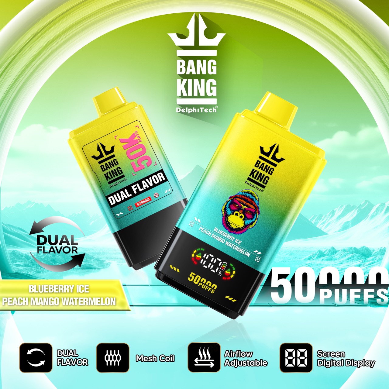 Bang King 50K Dual Flavors