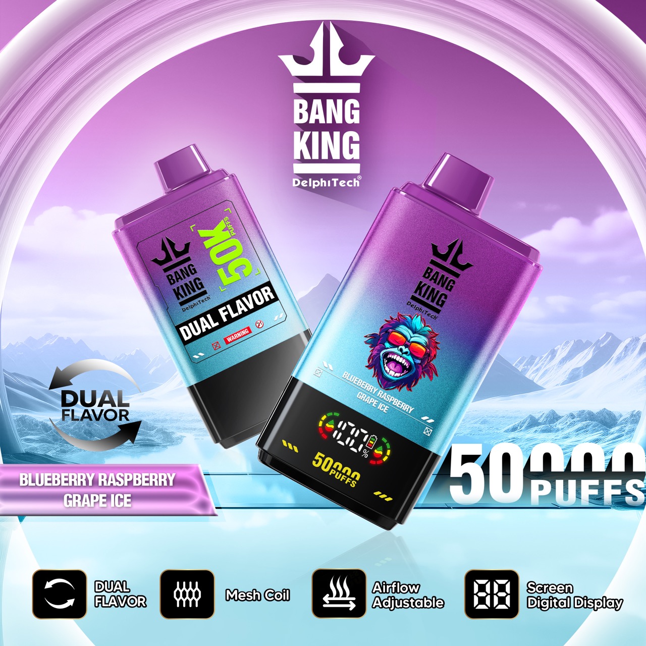 Bang King 50K Dual Flavors