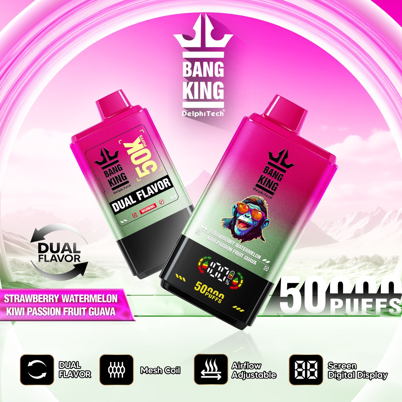 Bang King 50K Dual Flavors