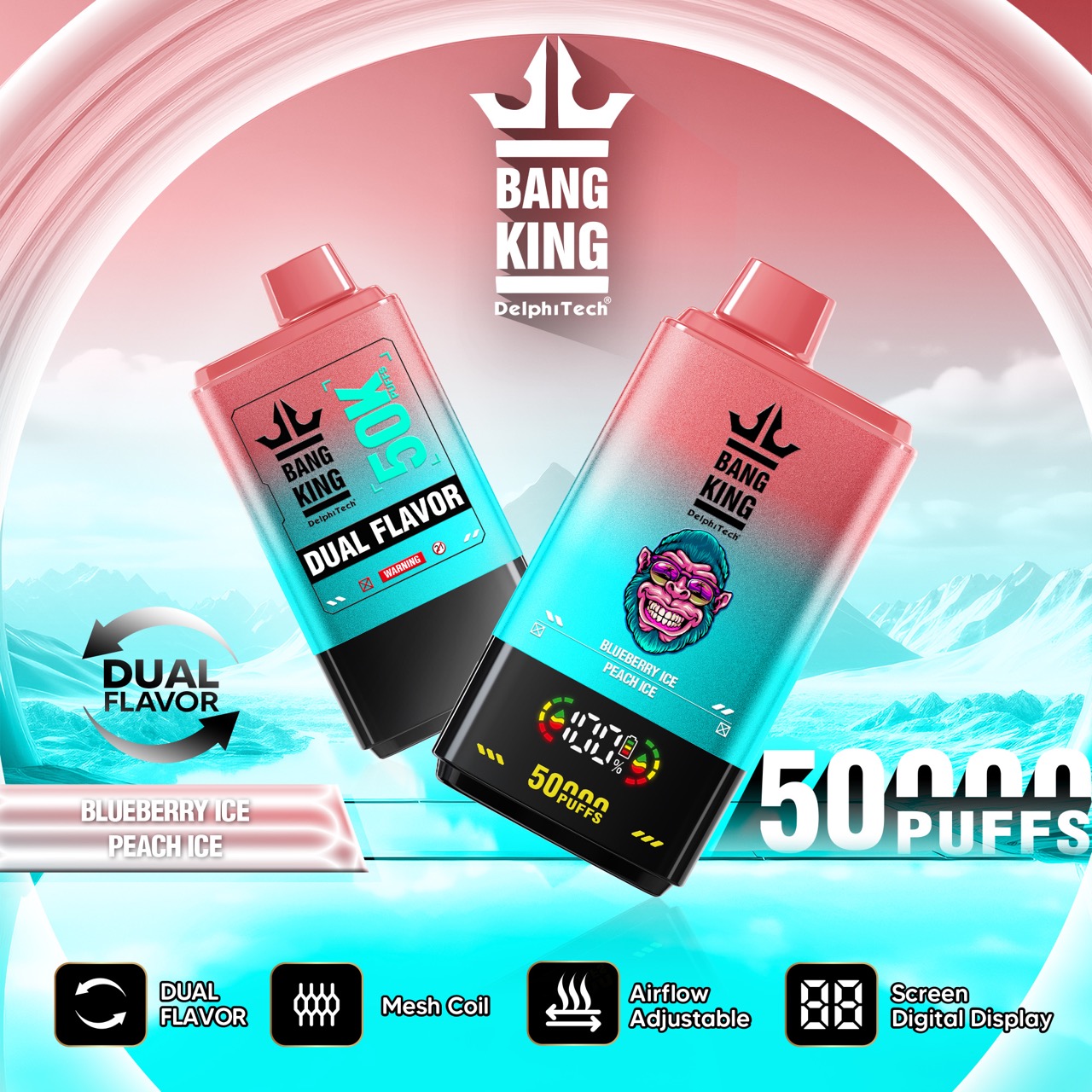 Bang King 50K Dual Flavors