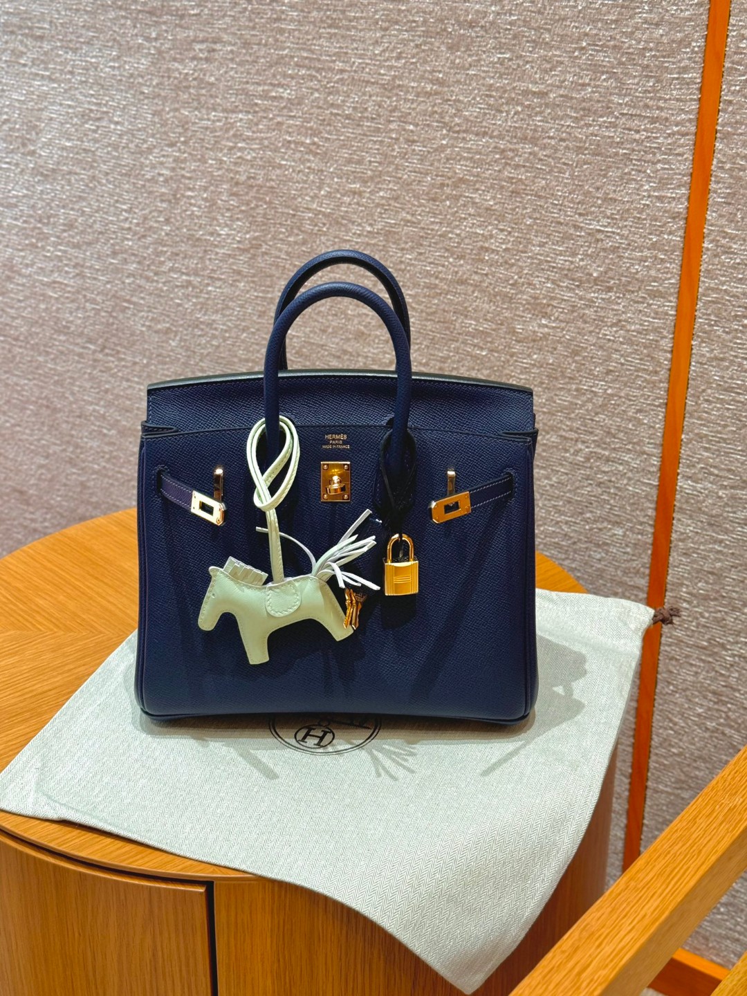 Hermès Birkin 25 Bosphorus Green Epsom Retourne