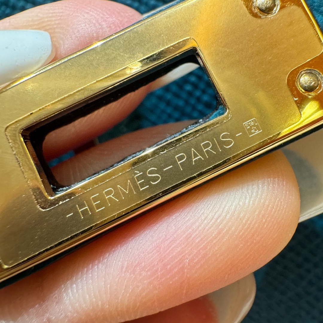 Hermès Birkin 25 Bosphorus Green Epsom Retourne