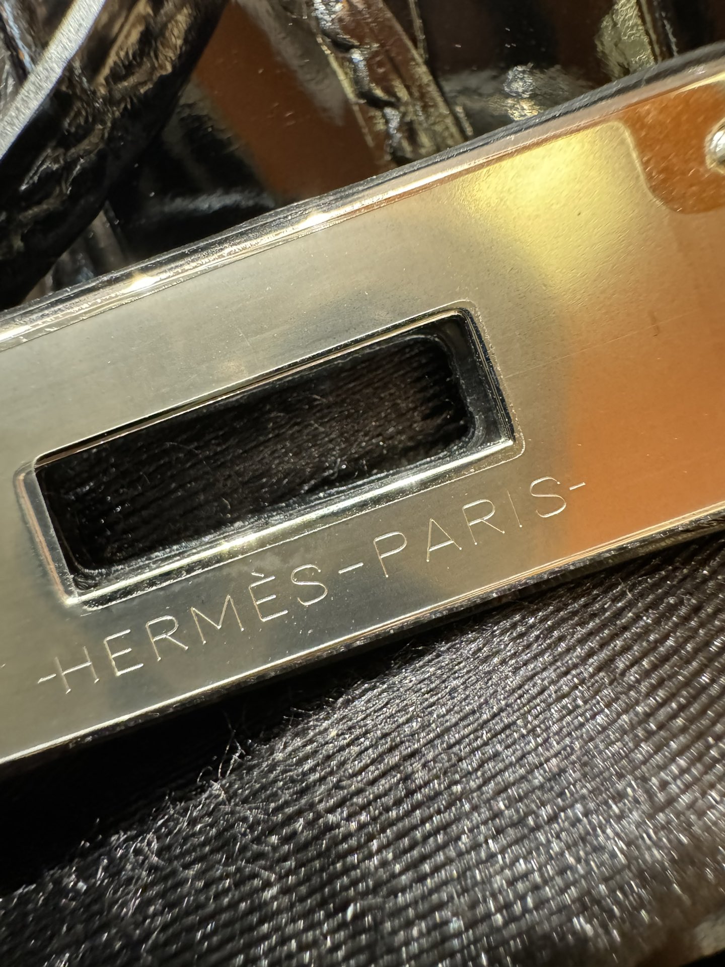 Hermès Birkin 30 black Porosus Crocodile