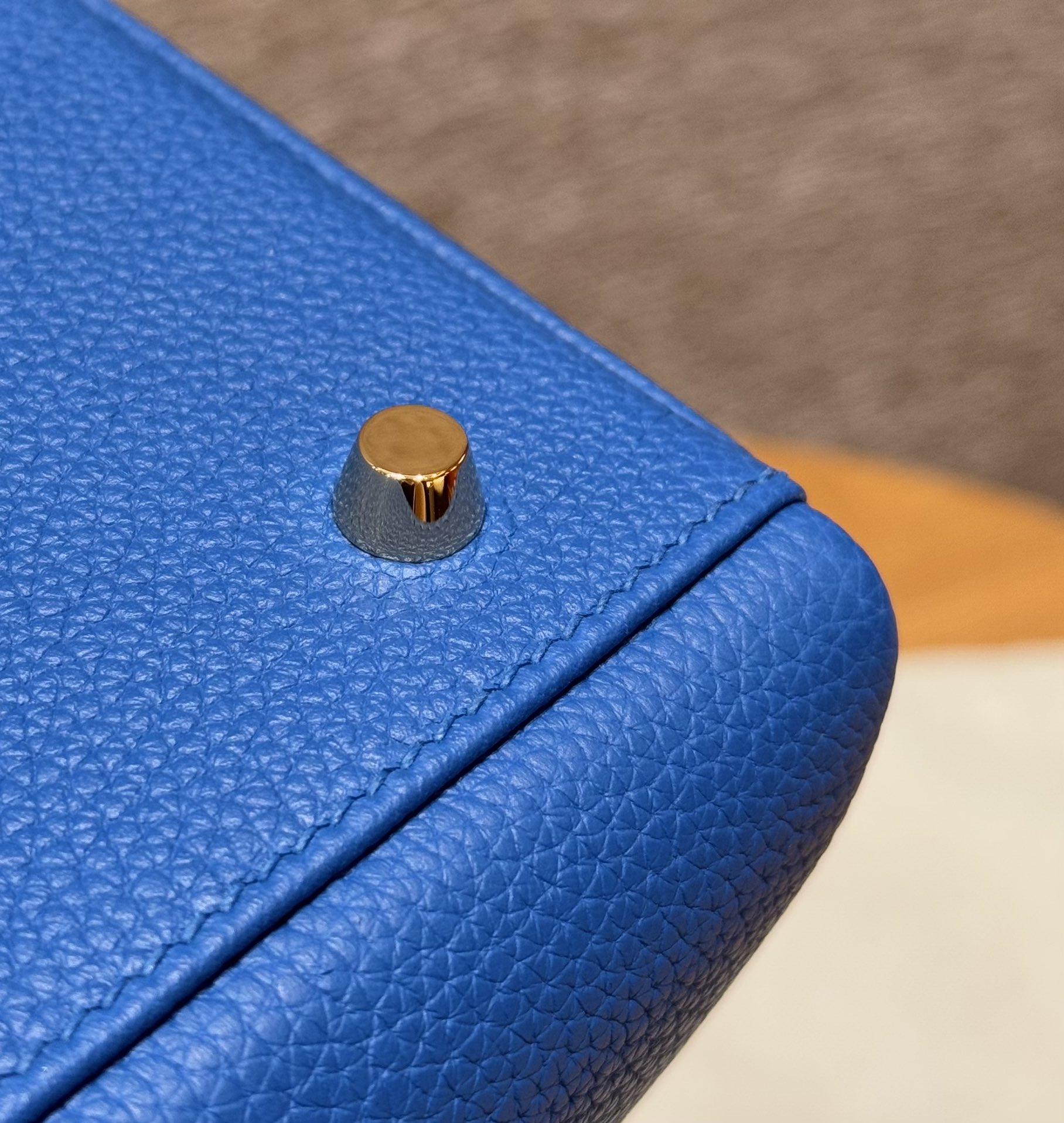 Hermès  Kelly 25 Blue France Togo