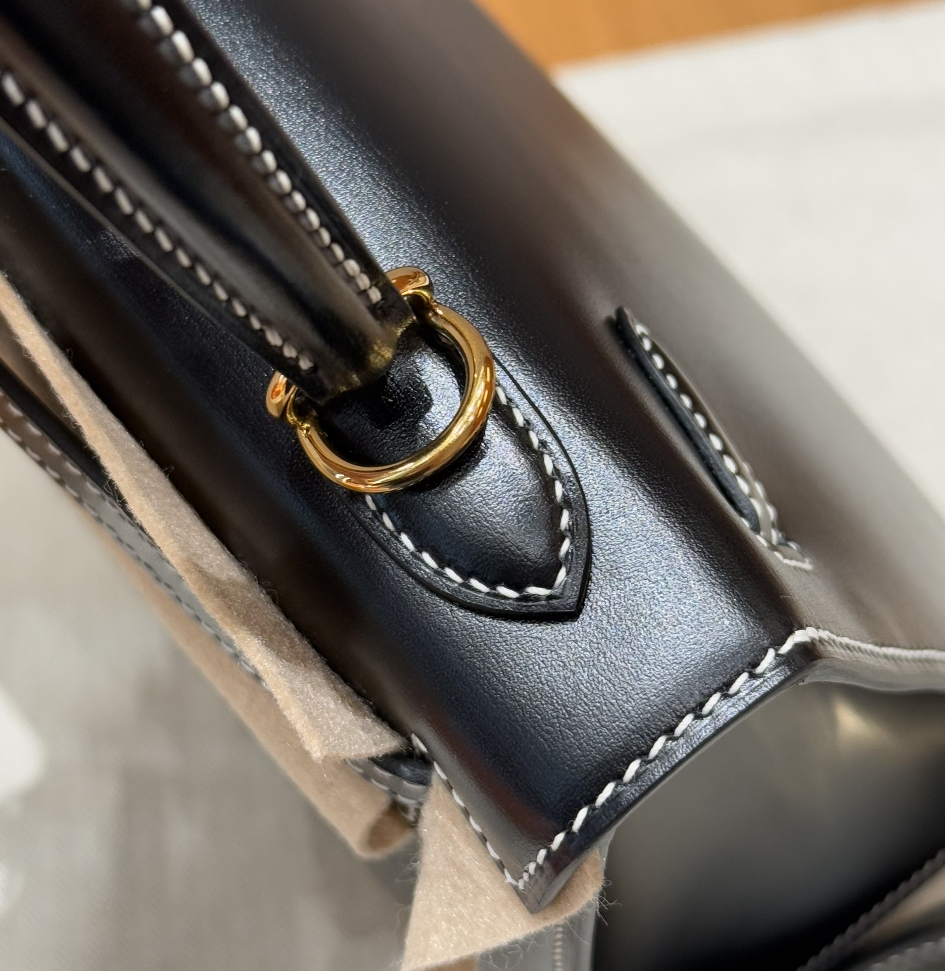 Hermès  Kelly 25 Noir Box