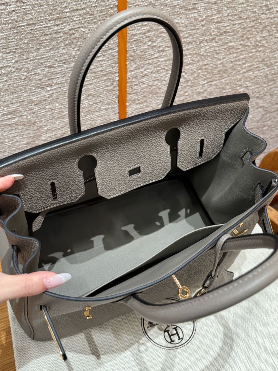 Hermès Birkin 30 Girs Asphalte Togo