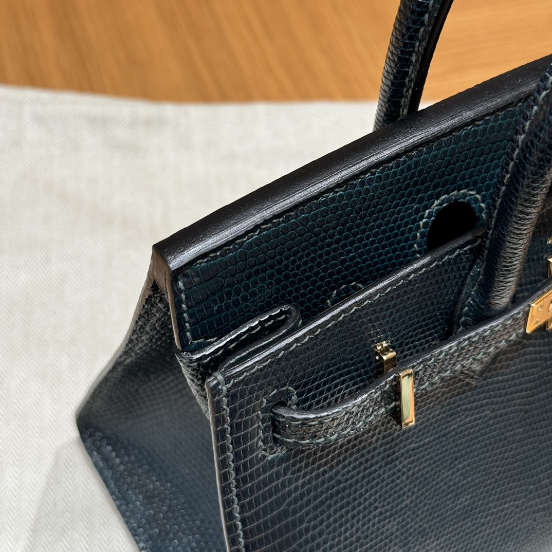 Hermès Birkin 20  Vert cypres Lizard imported