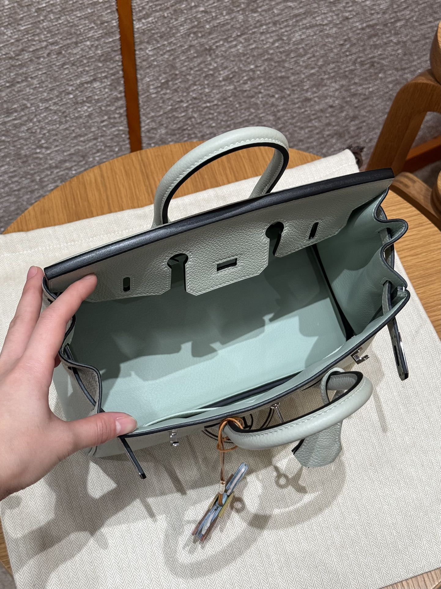 Hermès Birkin 25 Girs neve  togo