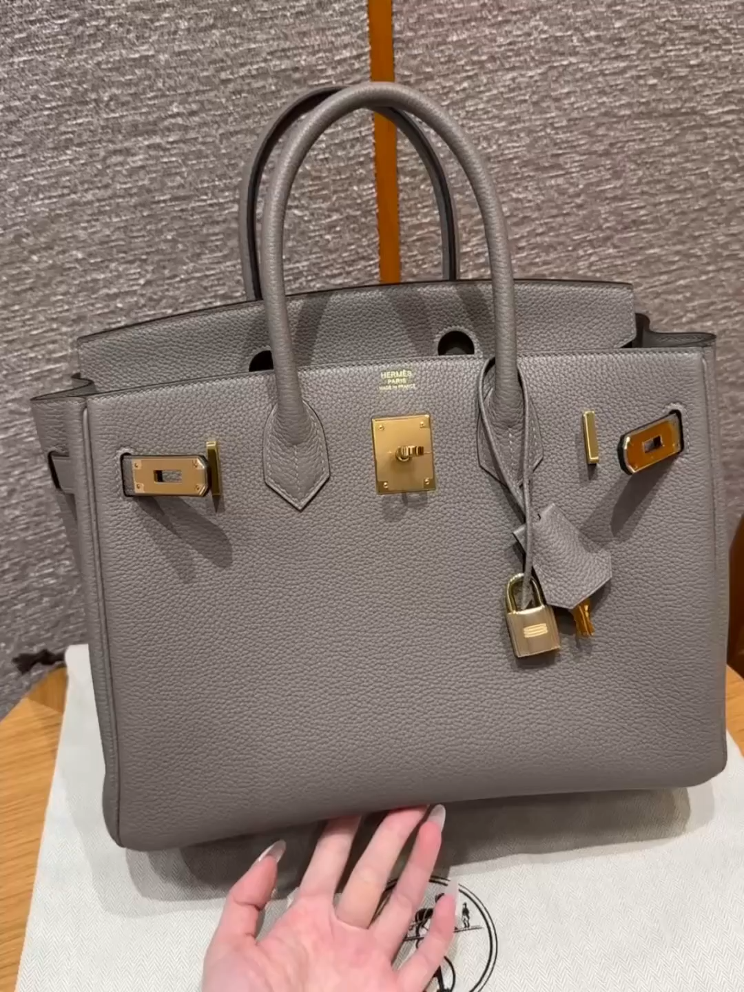 Hermès Birkin 30 Girs Asphalte Togo