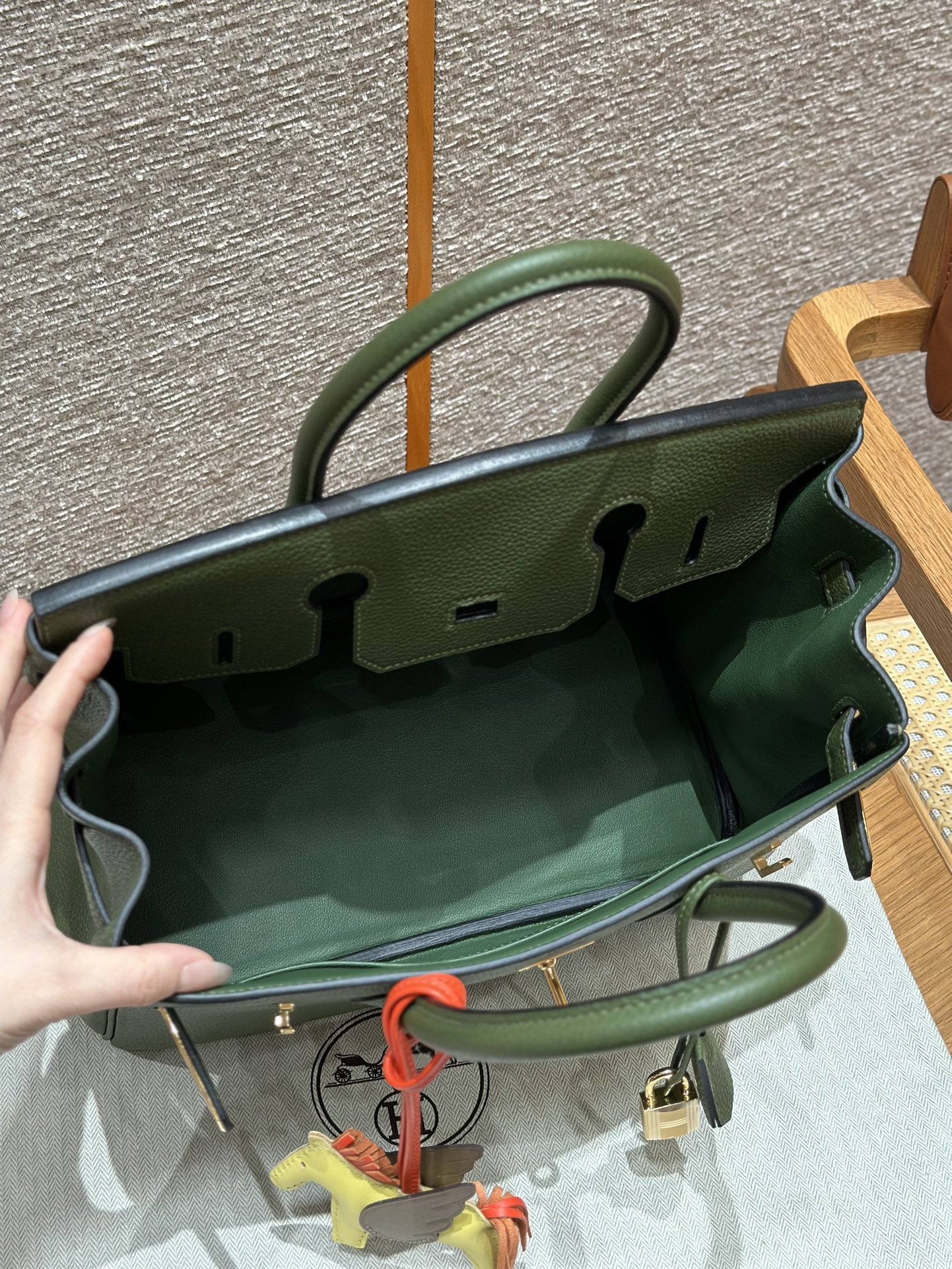 Hermès Birkin 30 olive Green Togo
