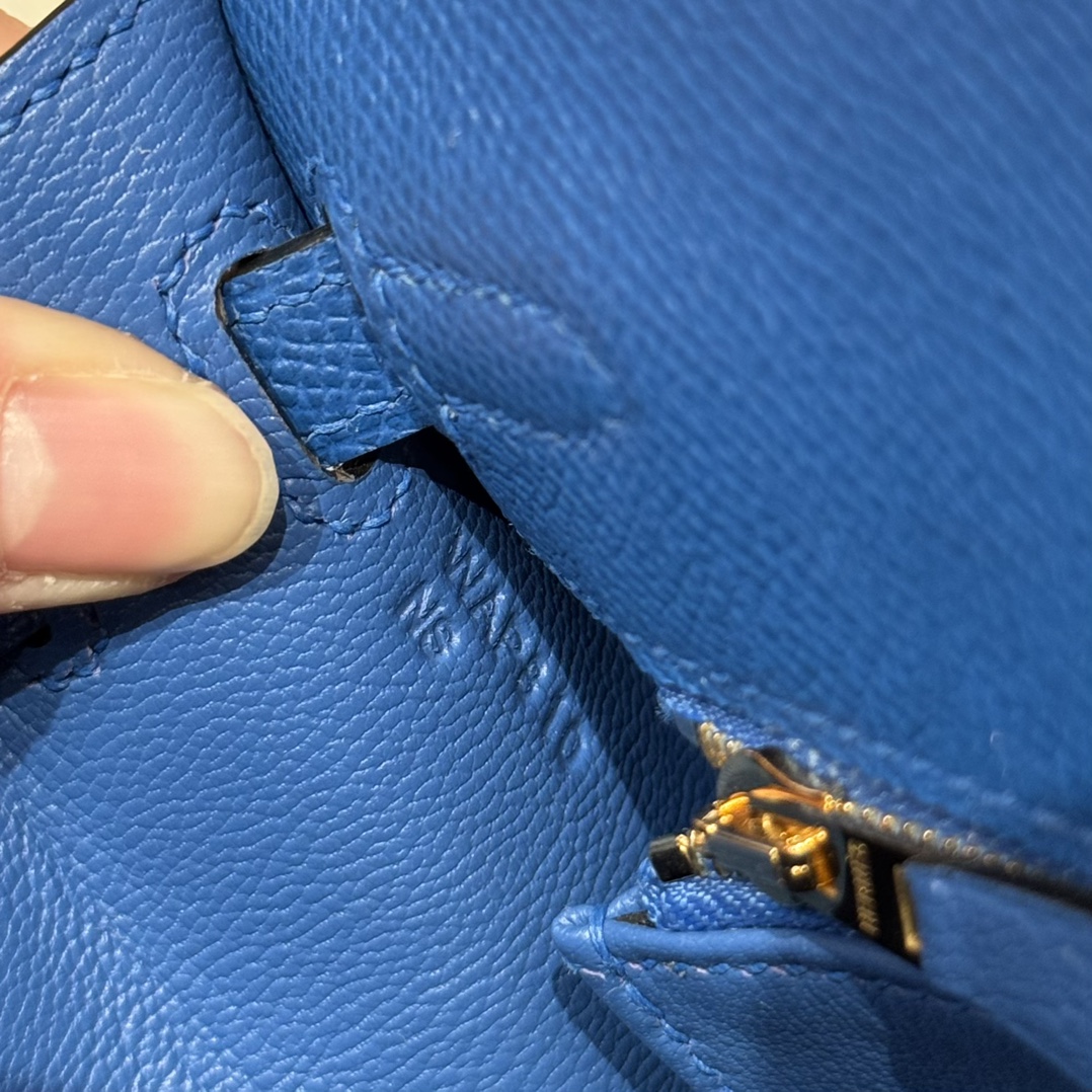 Hermès  Kelly 25 bule France eposm