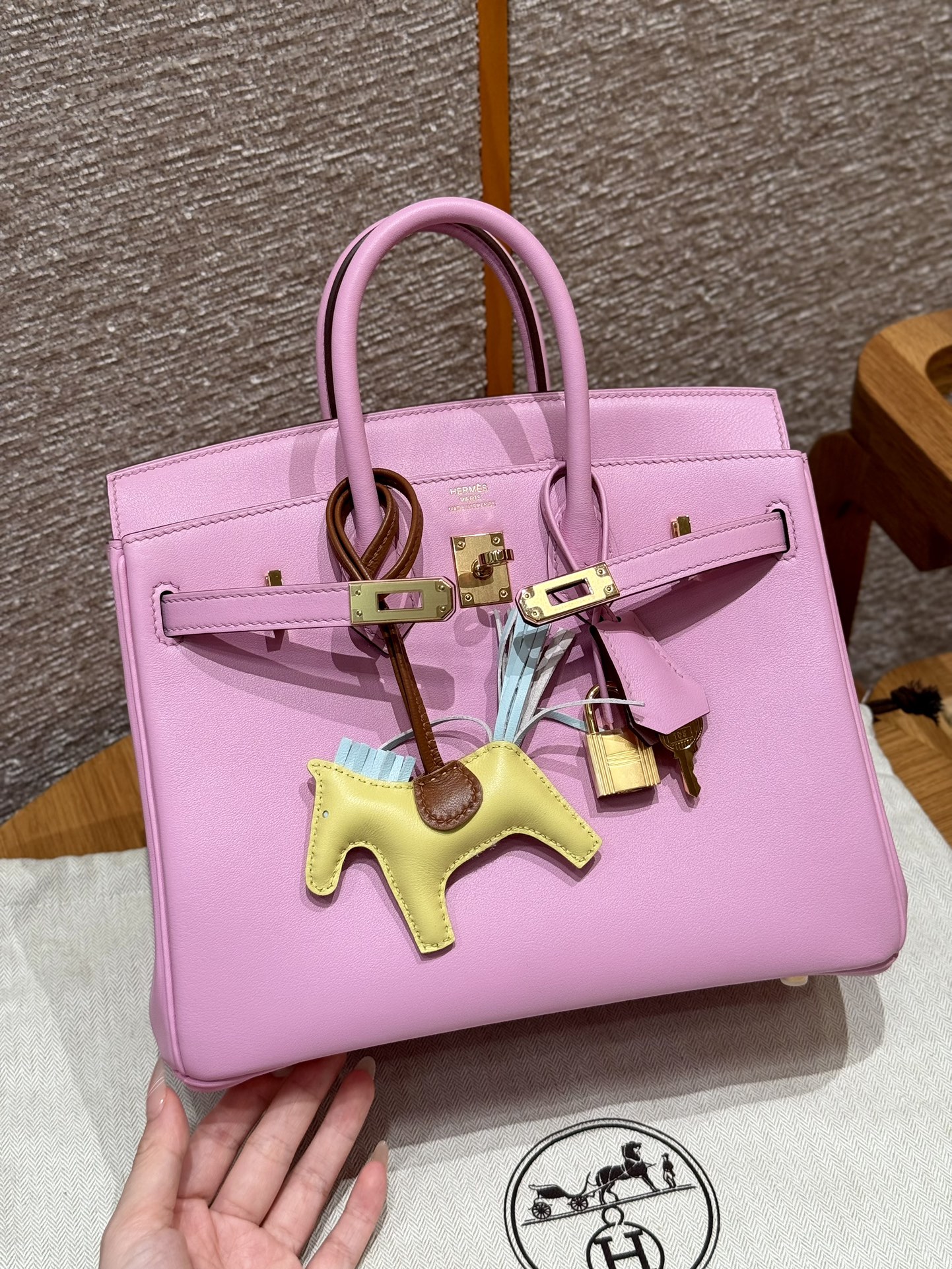 Hermès Birkin 25 Mauve Swift