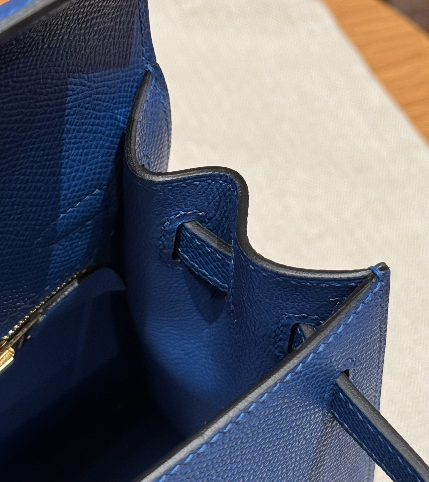 Hermès  Kelly 25 bule France eposm