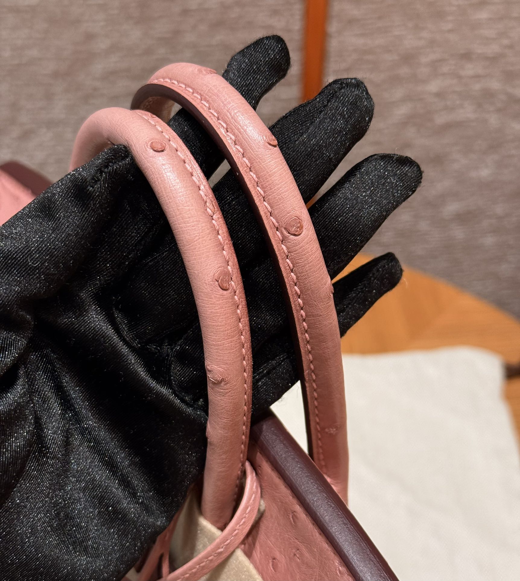 Hermès Birkin 25 Terre Cuite KK ostrich imported