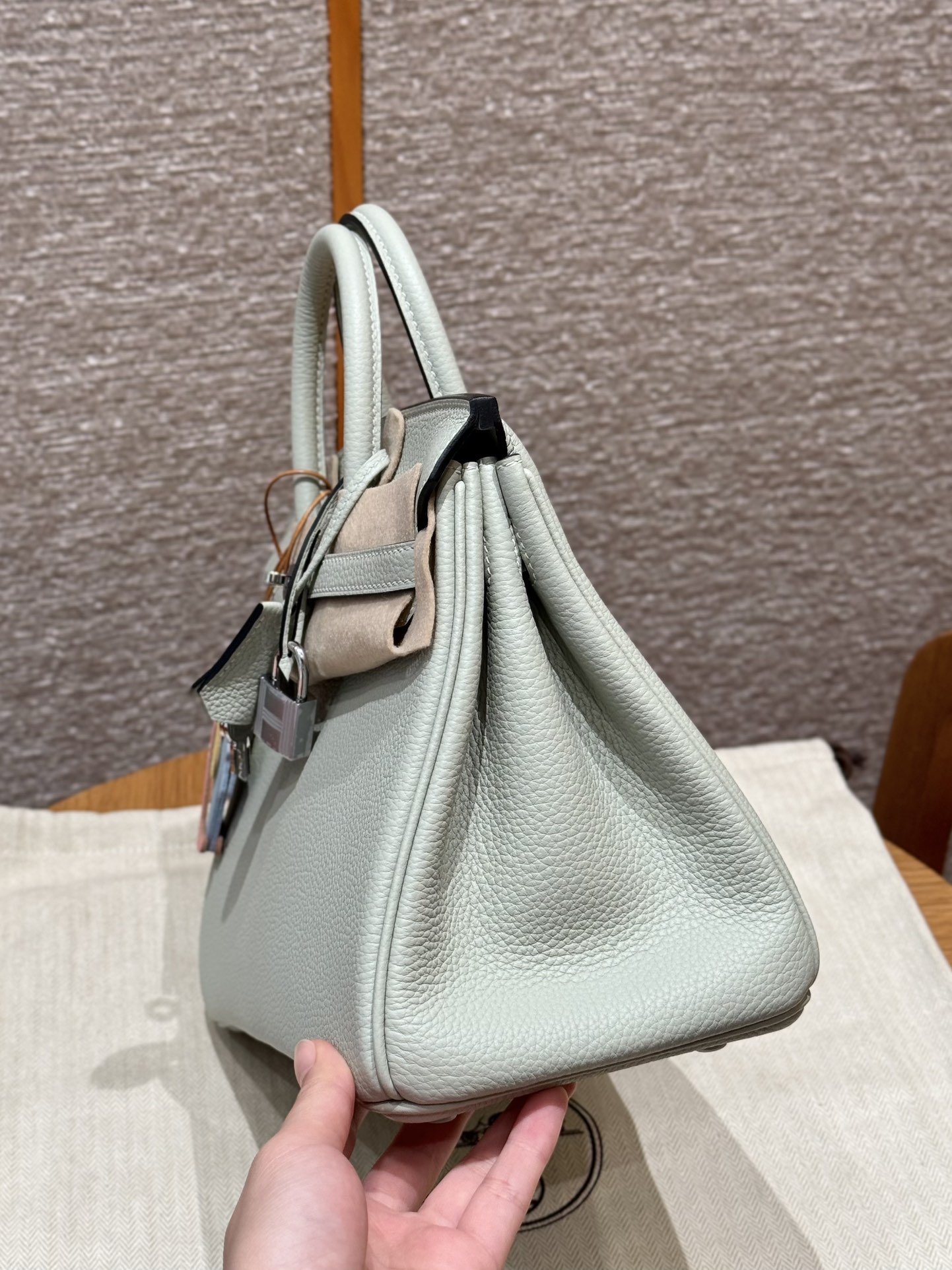 Hermès Birkin 25 Girs neve  togo