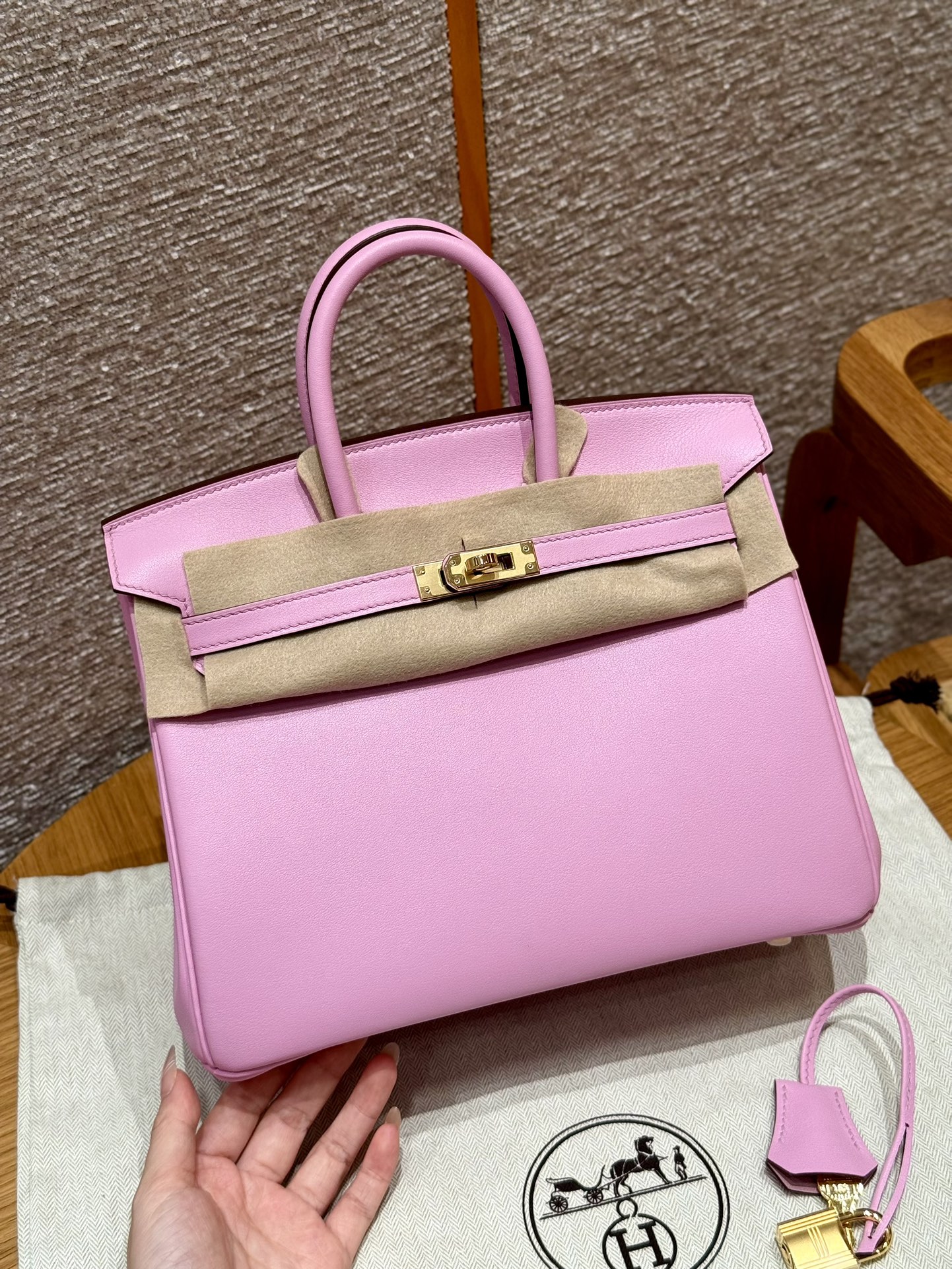 Hermès Birkin 25 Mauve Swift