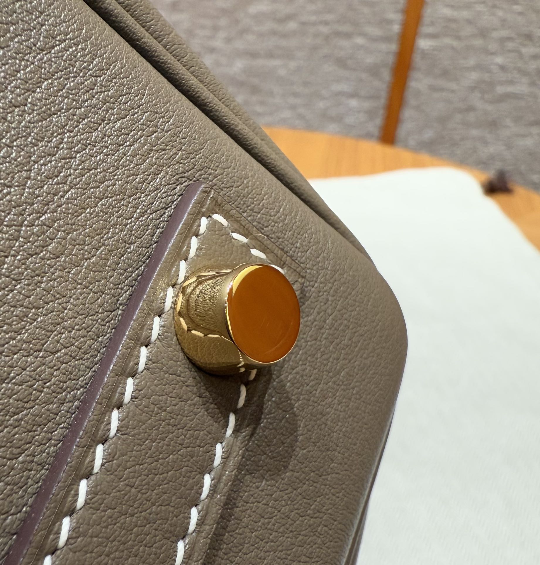 Hermès Birkin 25  Etoupe Swift