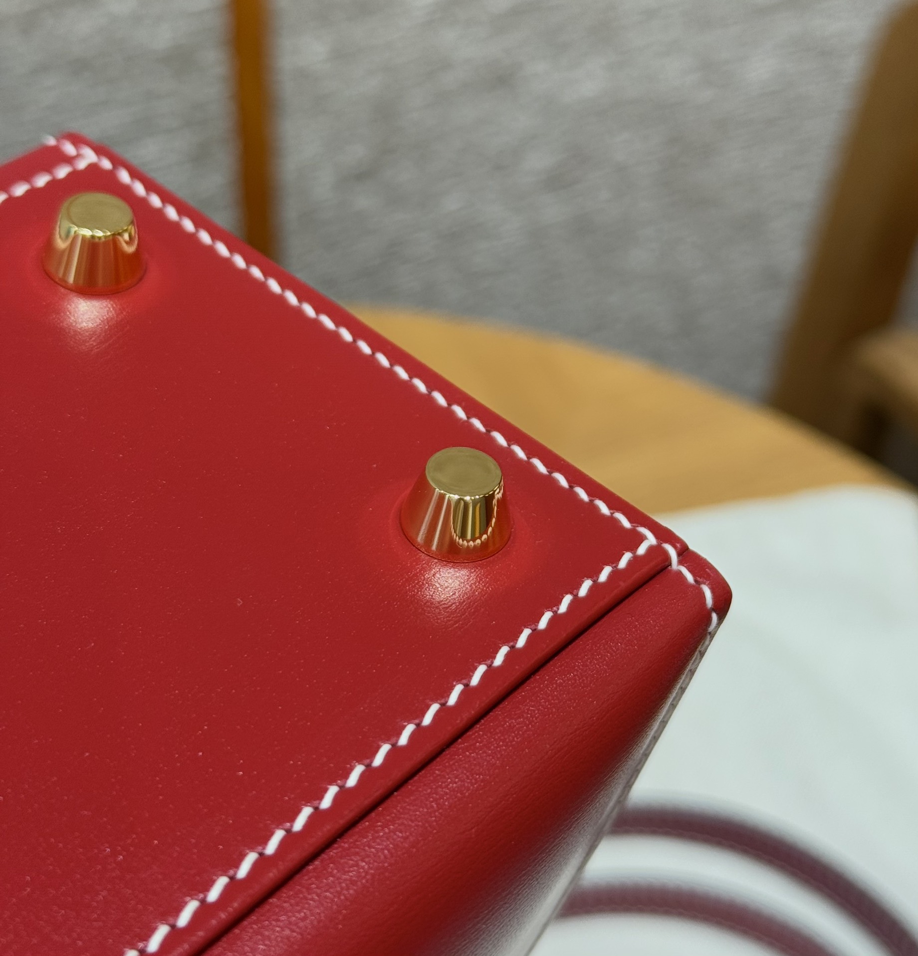Hermès  Kelly 25 Rouge piment Box