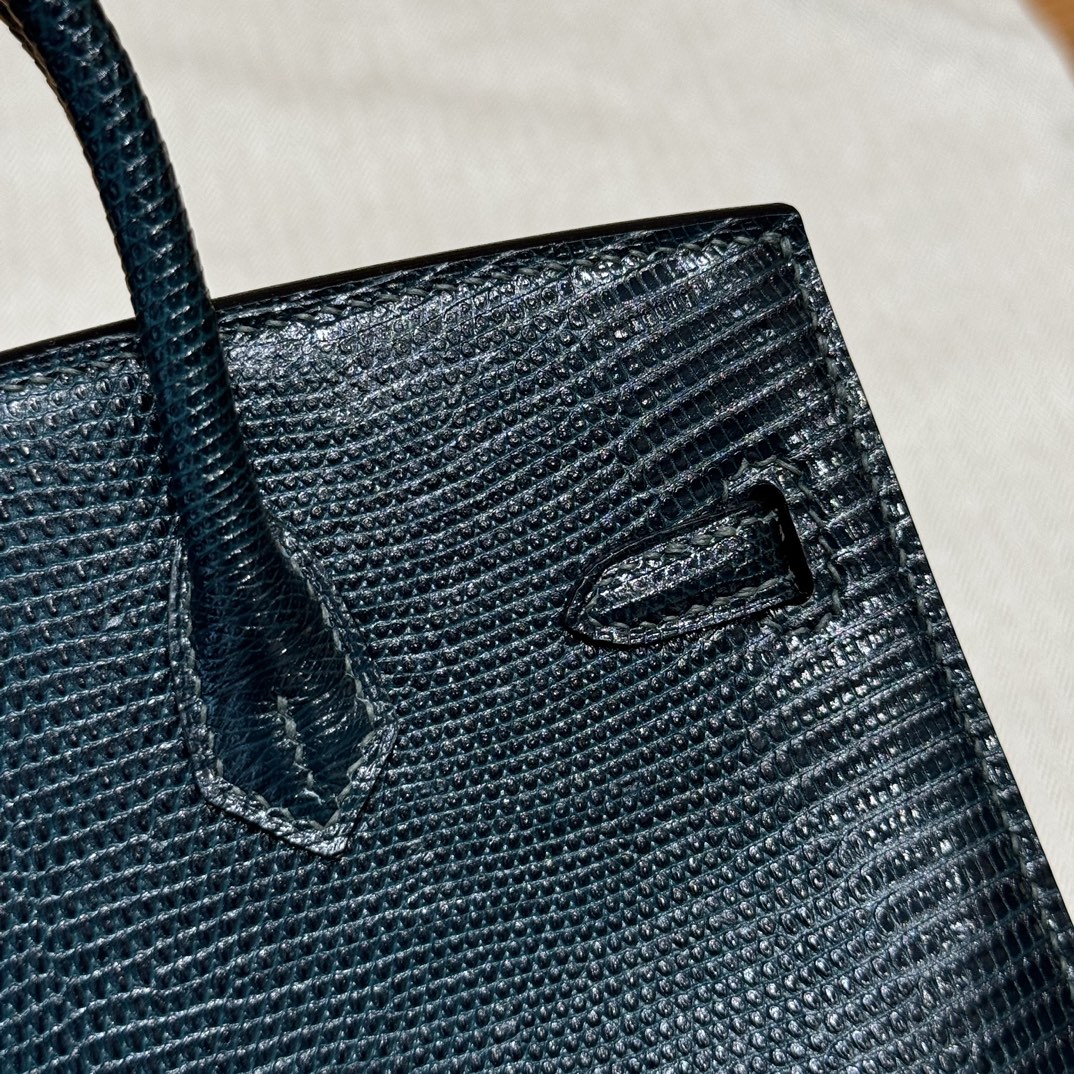 Hermès Birkin 20  Vert cypres Lizard imported