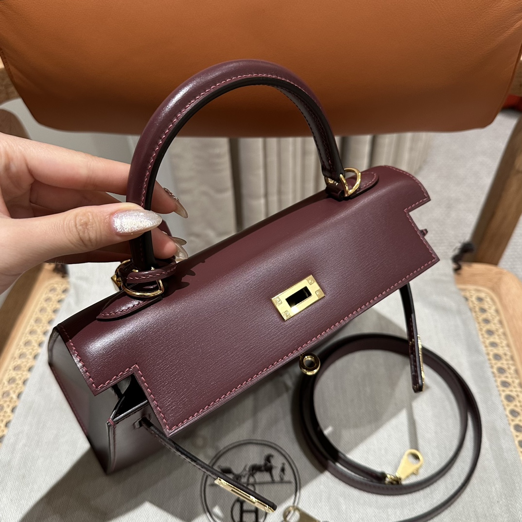 Hermès  Kelly 25 Rouge H Box