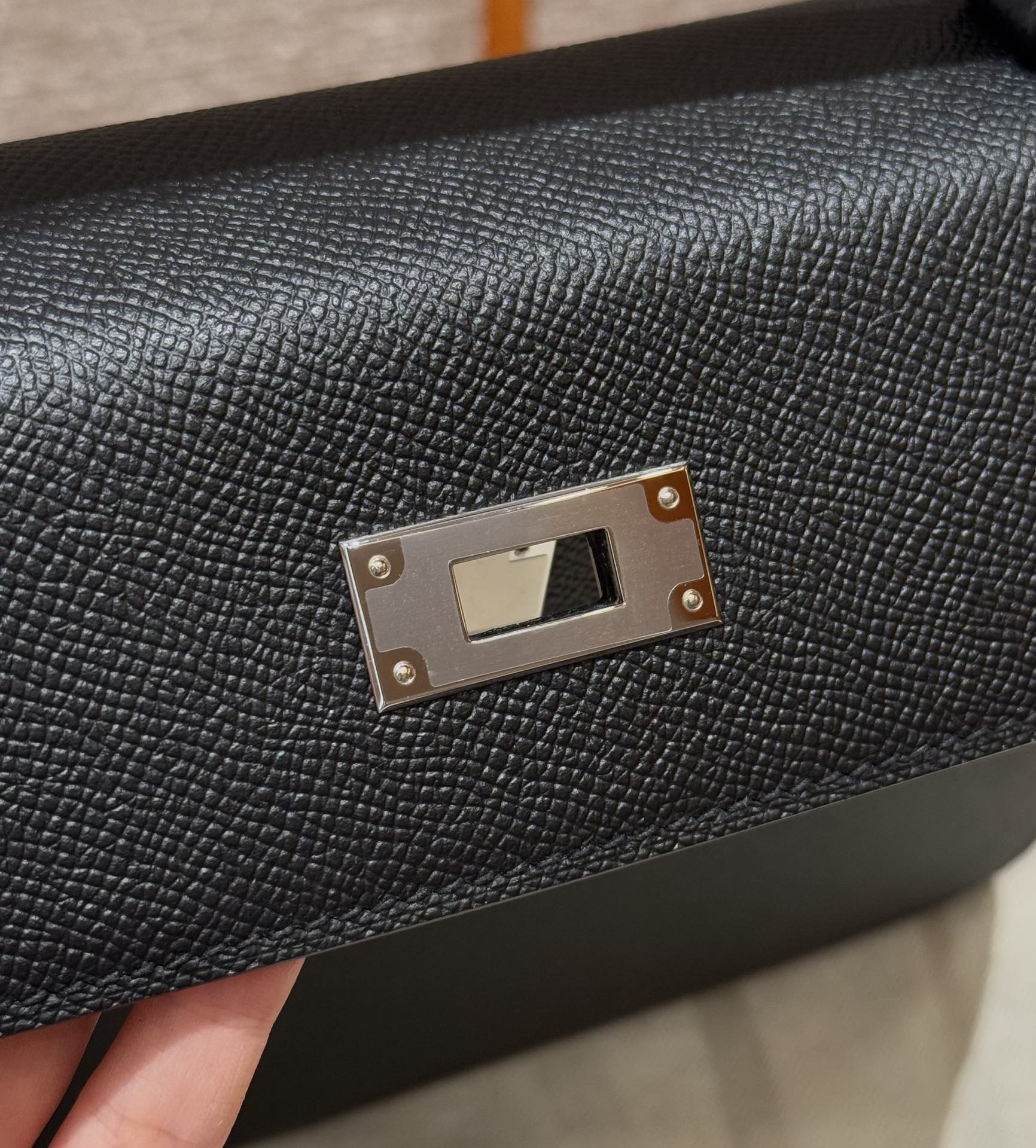 Hermès  Kelly 28 Noir  Eposm