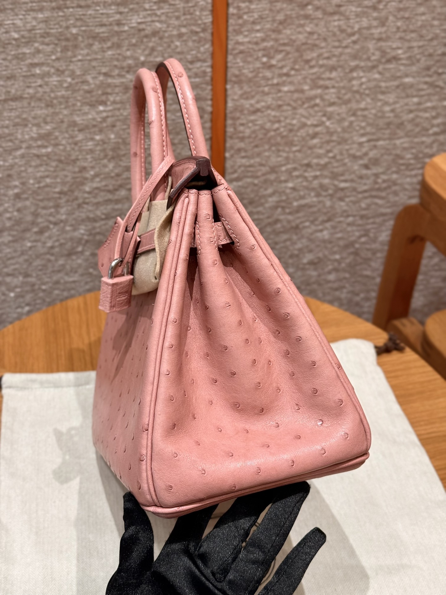 Hermès Birkin 25 Terre Cuite KK ostrich imported