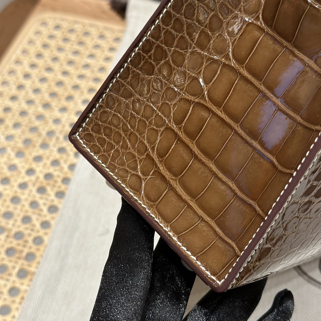 Hermès  Kelly 25 Ficelli  Alligator