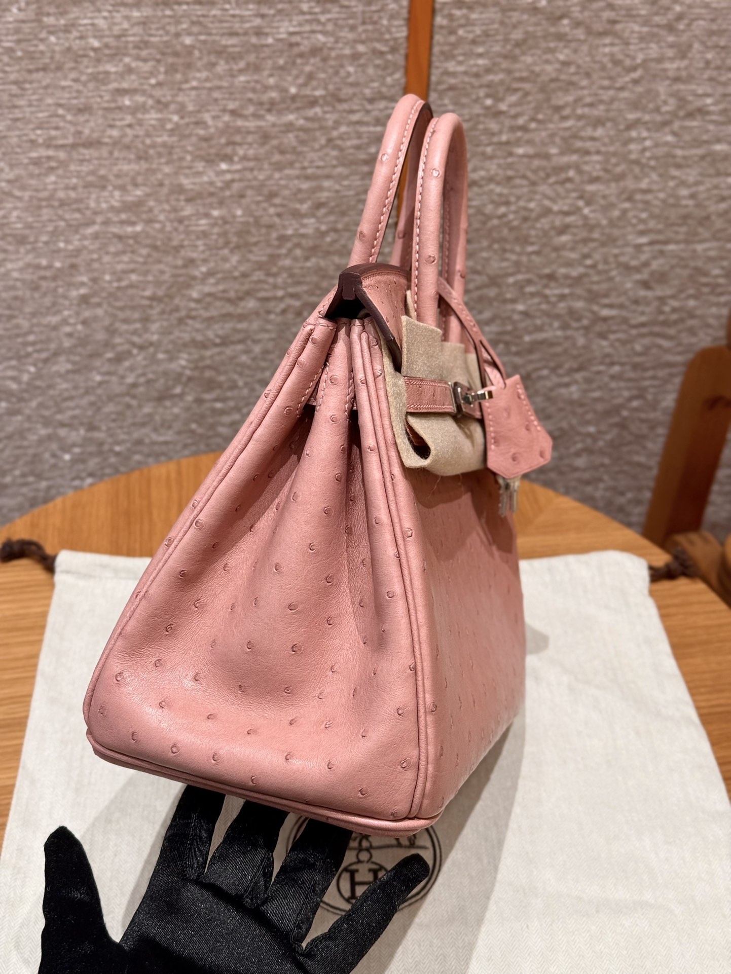 Hermès Birkin 25 Terre Cuite KK ostrich imported